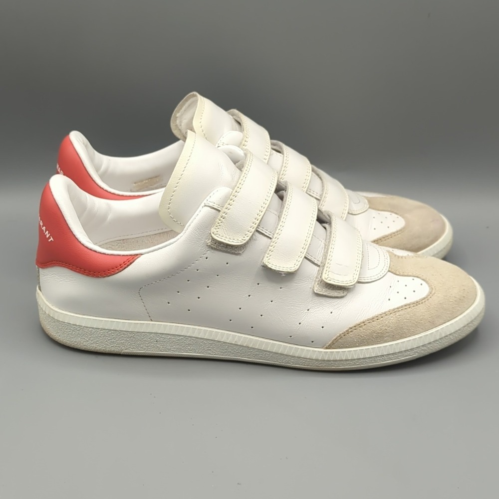 Isabel Marant Terracotta White Beth Sneakers Shoes Womens EU 40 US 9 *Read* - Picture 8 of 16